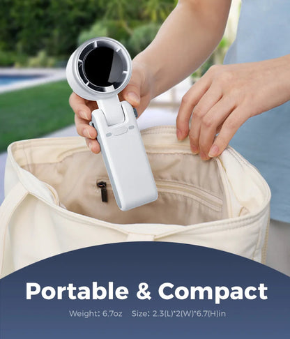 Compact Portable 3-in-1 Mini Turbo Fan for Summer Cooling